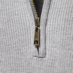 Eugène - Pull Col Montant Zippé Classique Homme