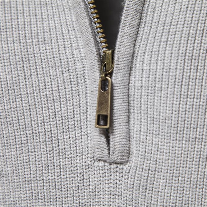 Eugène - Pull Col Montant Zippé Classique Homme