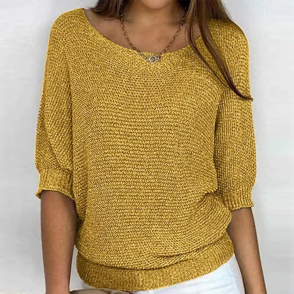 Éléonore - Pull Maille Chaud Hiver Confortable Femme