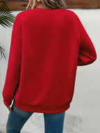 Charlotte - Sweat Chic Imprimé Cœur