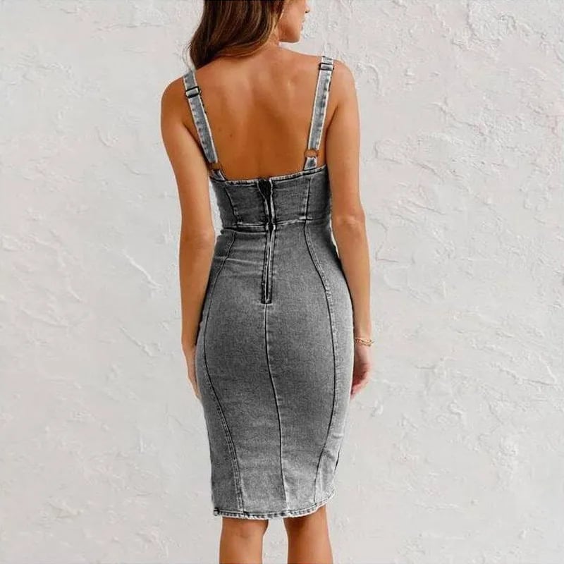 Mona - Robe en jean moderne