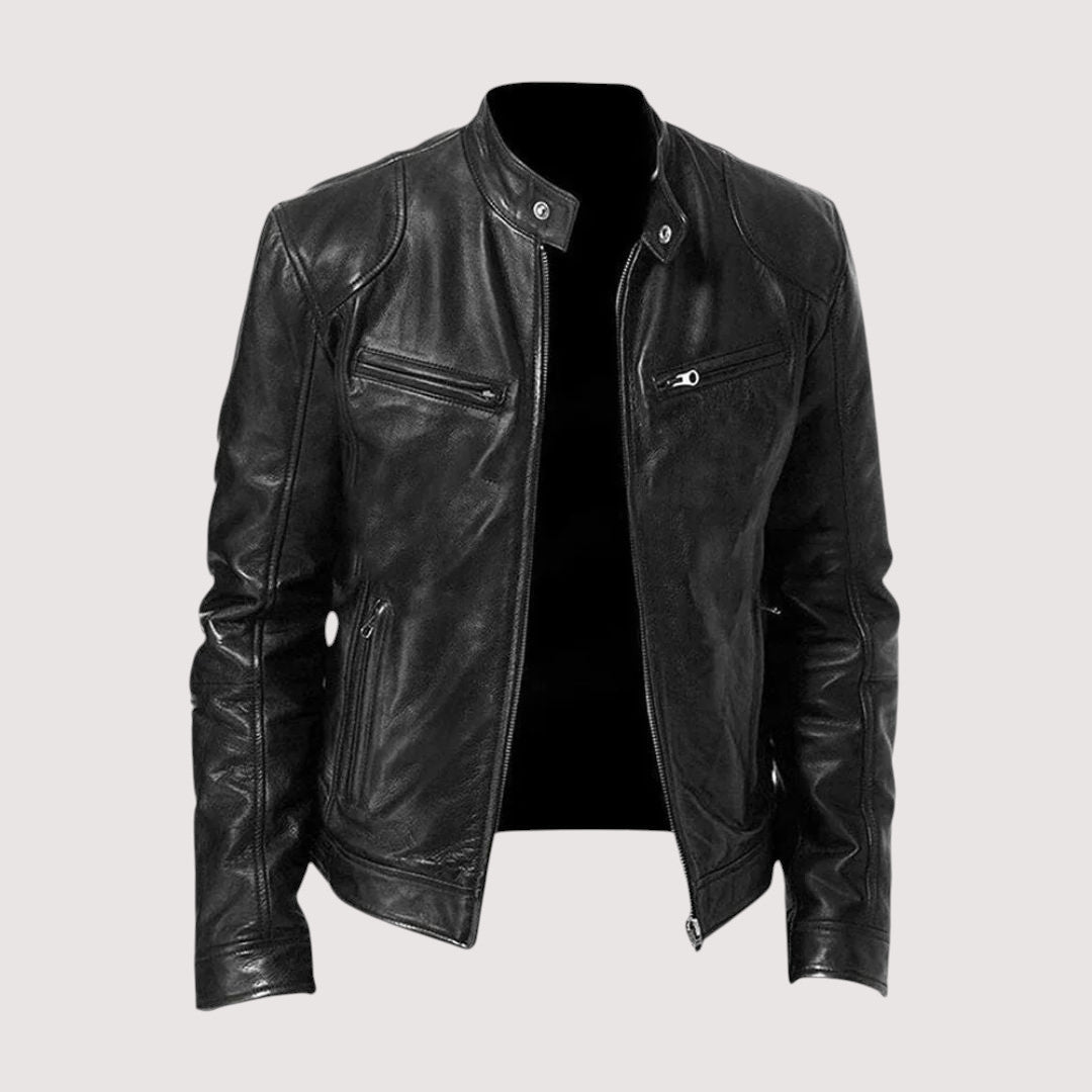 Kévin - Veste En Cuir Zippée Homme