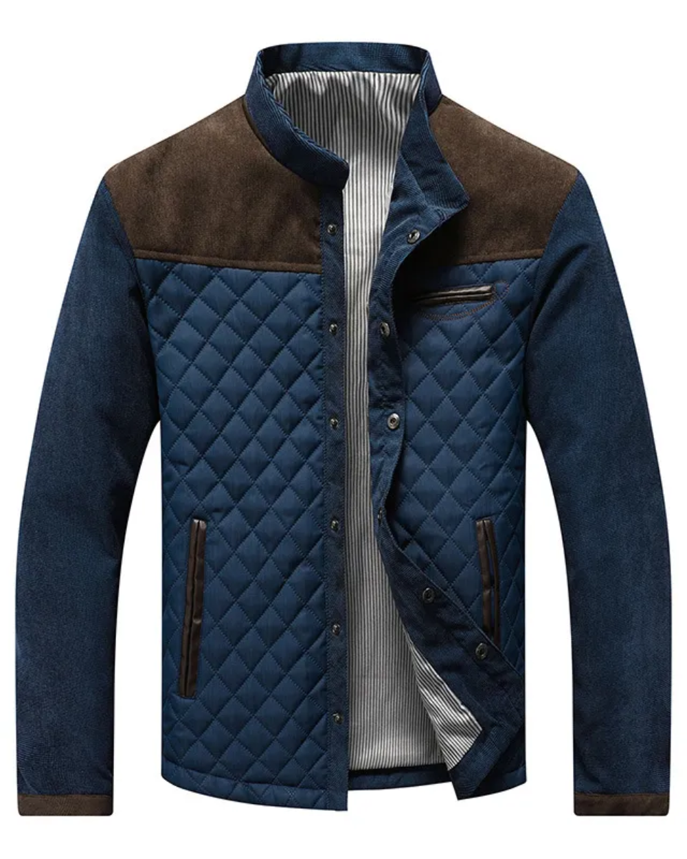 Léo - Veste Matelassée À Col Montant Homme