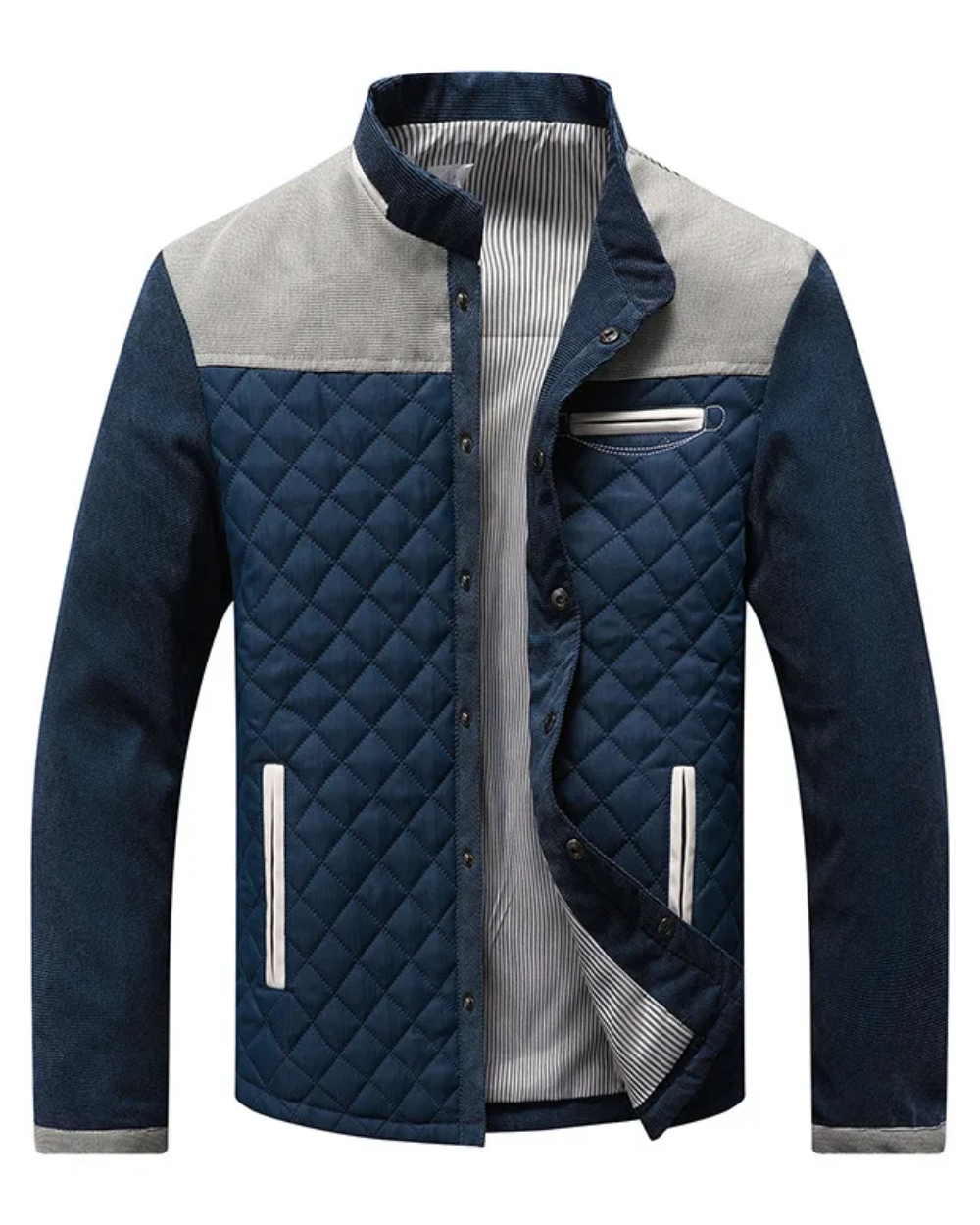 Léo - Veste Matelassée À Col Montant Homme