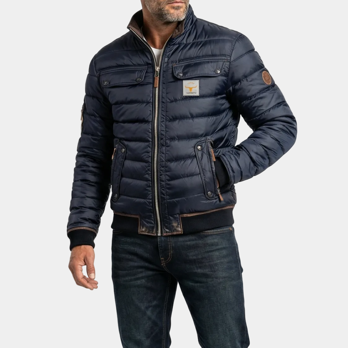 Hugues - Veste Matelassée Zippée Homme