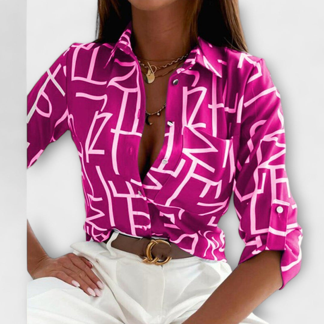 Romina - Blouse à col classique