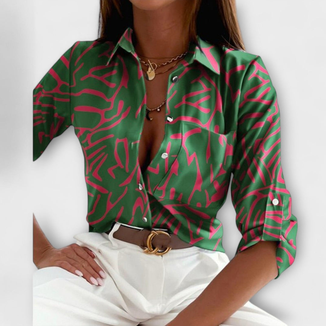 Romina - Blouse à col classique