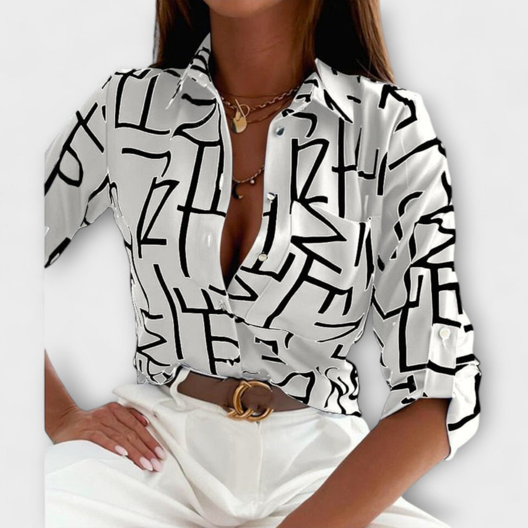 Romina - Blouse à col classique