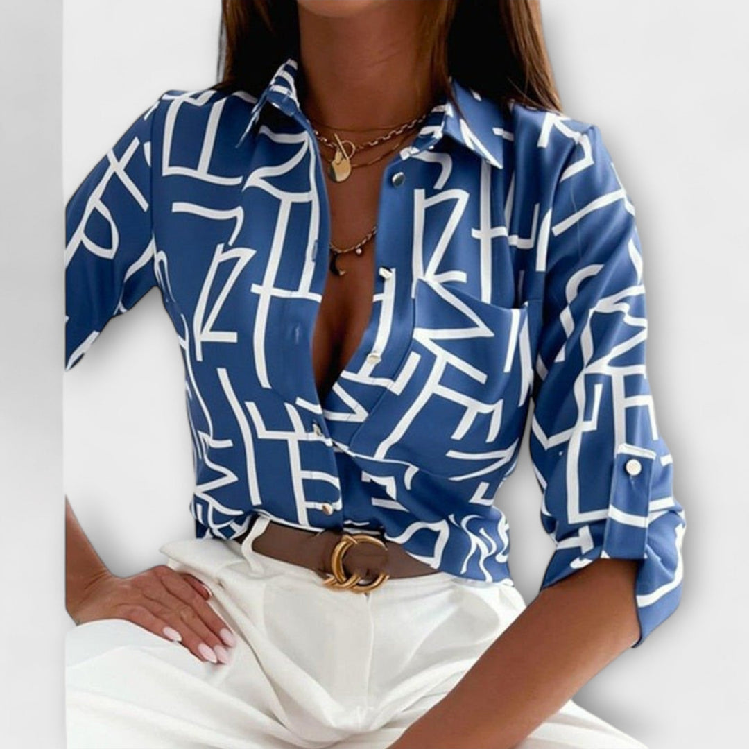 Romina - Blouse à col classique