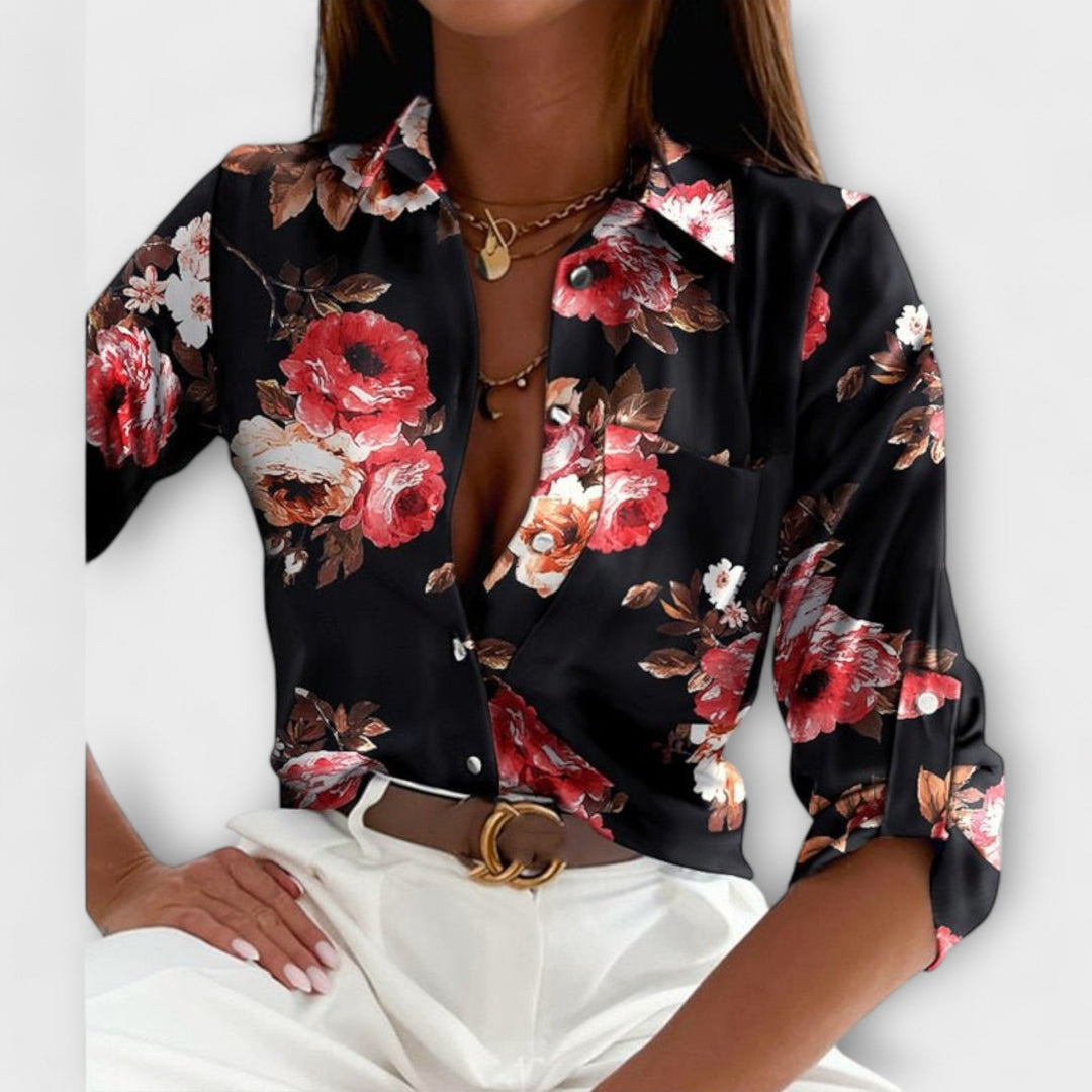 Romina - Blouse à col classique